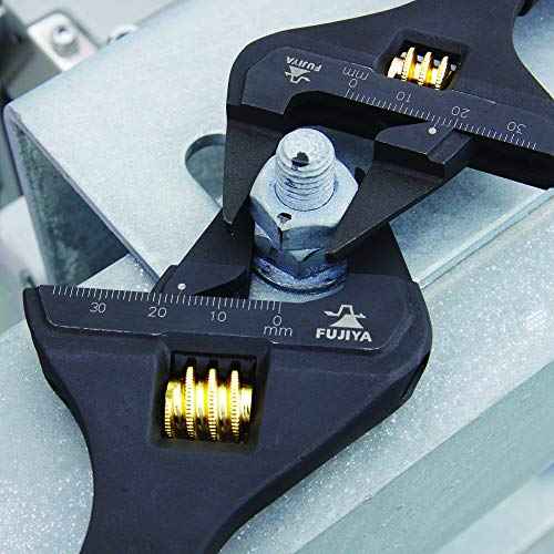 Fujiya Tools Adjustable wrench Thin Tip Type FLT-38-BG