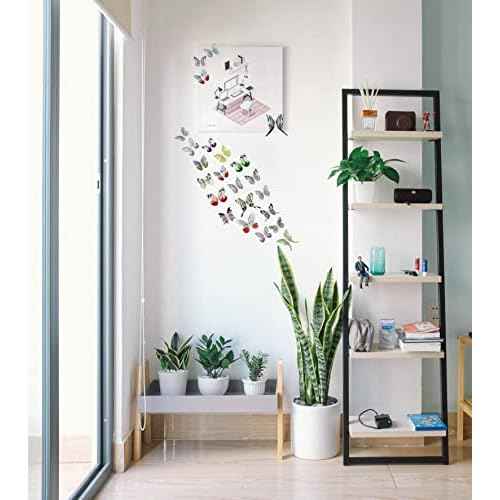 24pcs Butterfly Wall Decor,3D Butterfly Decals for Wall Sticker,Magnetic Butterflies Decor,Stickers for Kids Bedroom Party Wedding Crafts Decoration,Removable Mural Stickers Bedroom Decor