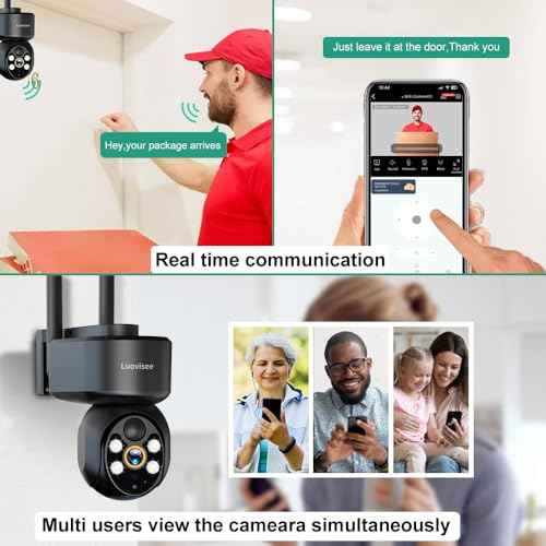 2K Solar Security Camera Wireless Outdoor,WiFi Cameras for Home Security Battery-Powered,Compatible with Alexa,360¡ÆPTZ Full Color Night Vision,PLR Alarm,2-Way Audio,Cloud/SD Storage
