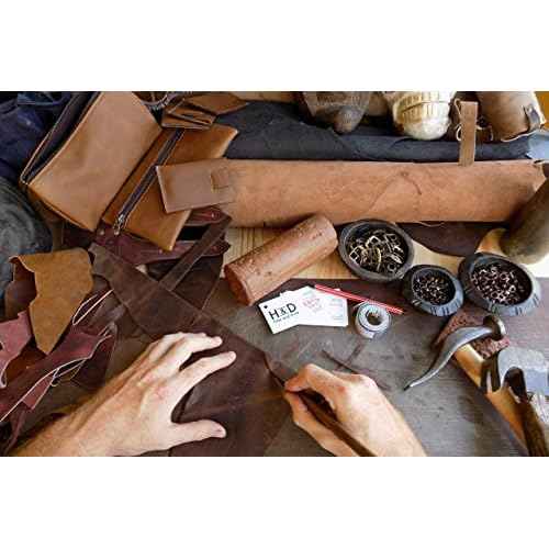 Hide & Drink, Set of 4 Loop Attachments for Suspenders, Tool Belt Accessories, Wedding Ceremonies, Dinner Parties, Rustic Accessories, Full Grain Leather, Handmade, Bourbon Brown