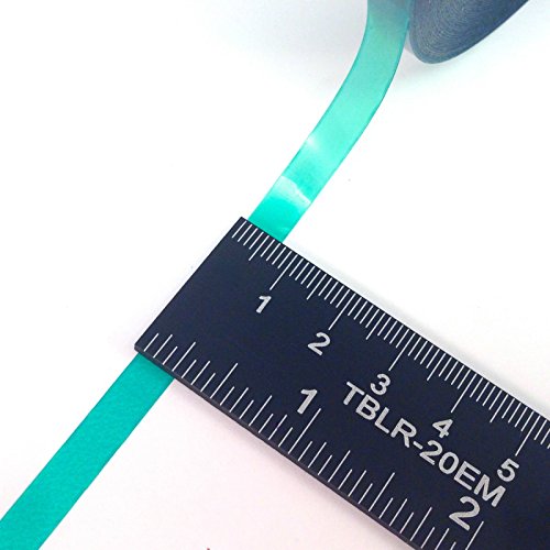 1/4" Wide High Temp Masking Tape for Powder Coating, Custom Painting, Hydrodip, Sublimation - Green Polyester Silicone Adhesive