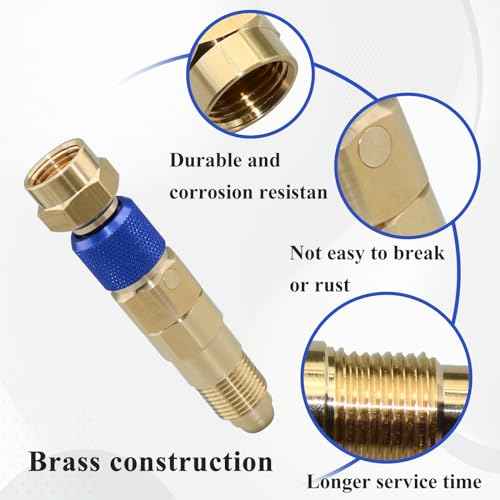 2Set QDB33 Argon Inert Gas Regulator, Quick Connect and Disconnect to Inert Gas Hose