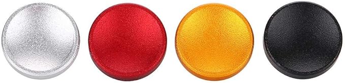 Camera Shutter Button, 4Pcs Shutter Release Button, Aluminum Alloy Concave Soft Shutter Button for Fuji-Film X100 X100S X-10 X20 X-E1 XT10 XT20 XE2S X100F