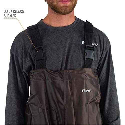 FROGG TOGGS Men's Rana II PVC Waterproof Fishing Bootfoot Chest Wader for Fishing
