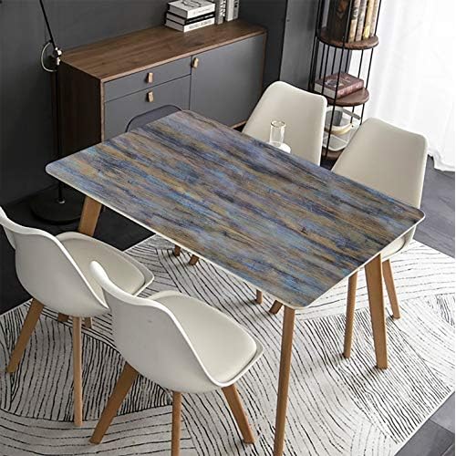 CiCiwind Purple Blue Wood Peel and Stick Wallpaper - Faux Wood Wallpaper Decorative Vinyl Film - Shelf Drawer Roll 118'x17.7'