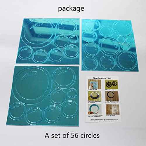 Acrylic Mirror Bubble Circle Wall Sticker Decals DIY Modern Art Mural for Living Room Bedroom Home Decor Wall Decoration Silver