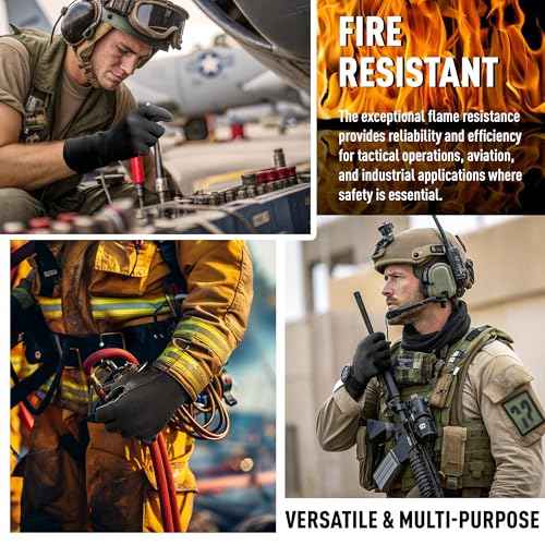 Nomex Summer Flight Gloves ? Fire-Resistant Tactical Gloves for Pilots, Military, Law Enforcement & Mechanics