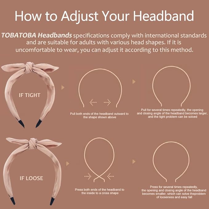 TOBATOBA Bow Headbands for Women Leopard Headband Cheetah Print Headband Cute Black Bow Head bands Women Top Knot Hairbands Hair Accessories