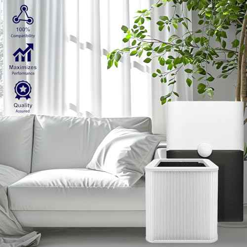 211+ Replacement Filter Compatible with Blue Pure 211+ Air Purifier,H13 True Filter and Activated Carbon Filter,2 Pack