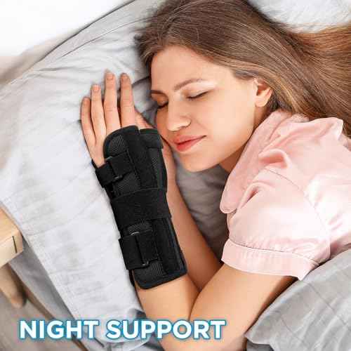 NEENCA Carpal Tunnel Wrist Brace with Thumb Support, Medical Grade Night Support Thumb Spica Splint for Arthritis, Tendonitis & De Quervain¡¯s ((XL/XXL/XXXL, Right Hand))