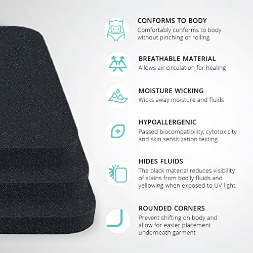 MARENA BLF Breathable Lipo Foam, 1 Pack – Post Surgery Liposuction Foam Pad for Compression Garments
