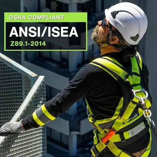 Land Helmets Frontier Type 2 Class C Vented Safety Helmet - ANSI/ISEA Z89.1 Type II OSHA Compliant Hard Hat. Used in Construction, Arbor, and Industrial Work.