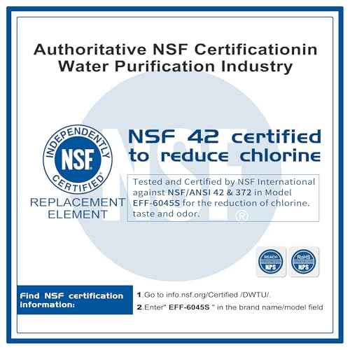 847200 Water Filter Replacement for Fisher & Paykel 847200, 847200-WF, Compatible with Fisher & Paykel Model Number E522, E422, E402 (2 Pack)