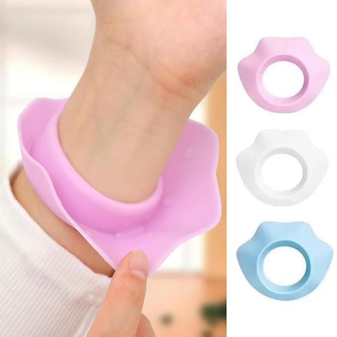 6 Pack Waterproof Face Wash Wristbands Silicone Arm Wrist Towels Arm Water Guards Spa Wash Band Wrist Bands for Washing Face Girls Kids Children Prevent Water from Spilling Down Your Arms