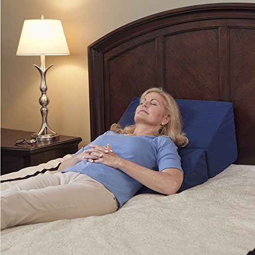 Drive Medical Folding Bed Wedge, 12 Inch (Pack of 1) Blue