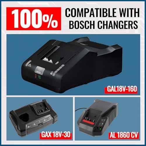 2 Pack 7.0Ah 18V Li-ion BAT609 Replacement for Bosch Battery Compatible with Bosch 18V Battery BAT609 BAT618 BAT618G BAT619 BAT619G BAT610G BAT622 Cordless Tools