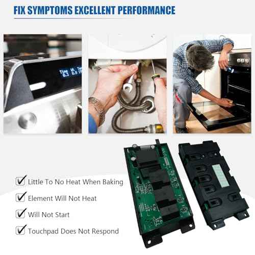 Upgrade 316455500 Stove Clock Control Board - 7 Button Board Replacement for Frigidaire & Electrolux Oven Range