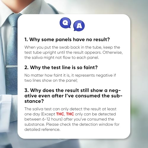 Prime Screen [5 Pack] 6 Panel Oral Saliva Drug Test Kit, Employment and Insurance Testing (AMP, COC, MET, OPI, PCP, THC) - ODOA-166
