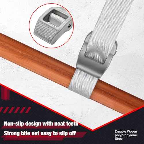 Lasnten 16 Inch Handle Nylon Strap Wrench Adjustable Oil Filter Anti Sliding Strap Pipe Wrench, Double Layered Thickened Nylon bag