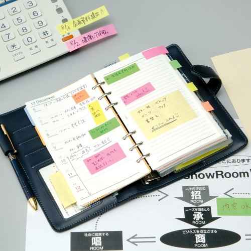 Yamato NORK-25CH-6B Sticky Notes Roll Tape with Cutter, 1.0 inches (25 mm) x 32.8 ft (10 m)