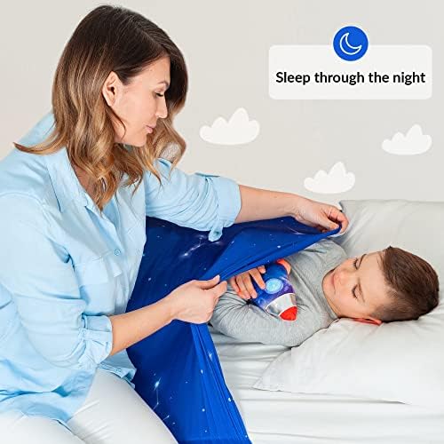 ODOXIA Sensory Compression Blanket | Spandex Bed Sheet for Kids & Adults | Deep Relaxing Feeling | Star Theme | Breathable & Stretchable | Queen