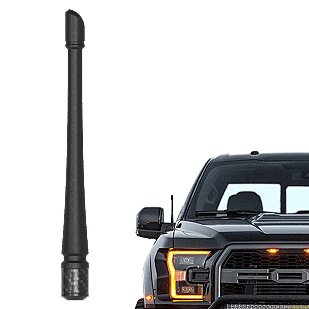 RYDONAIR Short Antenna Compatible with Ford F150 2009-2026 & Ford Bronco 2021-2023, Internal Copper Coil for Enhanced Reception, Car Wash Proof, 7 inches Rubber Antenna Replacement