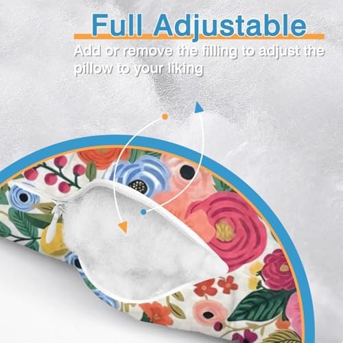 Ear Piercing Pillow for Side Sleepers Pillows with Holes for Ear Pain,Donut Pillow for Ear Side Sleeping Pillow for Adults CNH Ear Pain Relief Pressure Sores Ear Pillow with Hole in Center