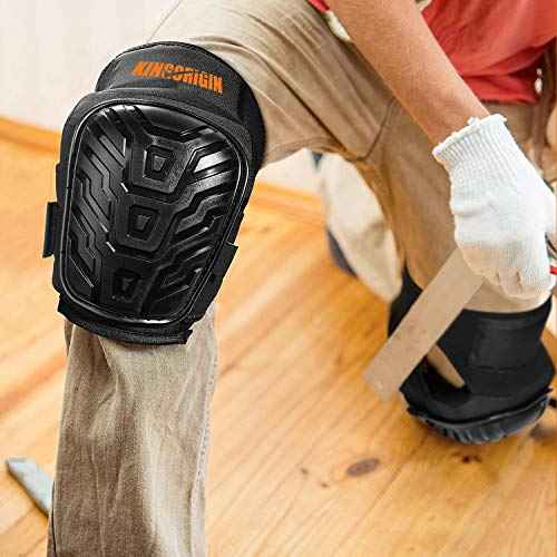 2 Piece Professional Knee Pads for Work, Construction Gel Knee Pads Tools, With Heavy Duty Foam Padding And Anti-Slip Straps For Indoor and Ourdoor Use