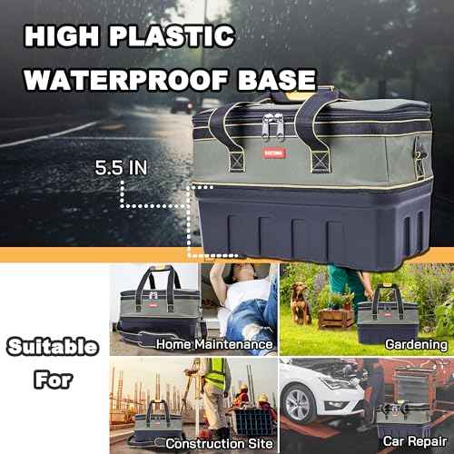 Tool Box, Innovative design with half plastic and half fabric, convenient for Tool storage and Portable tool box