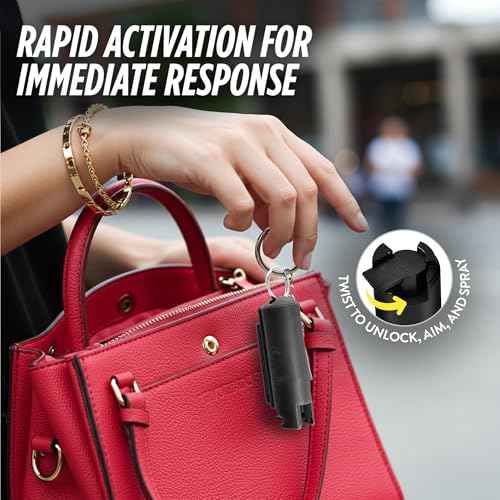 Guard Dog Security Mini Stun Gun Flashlight Rechargeable and Pepper Spray Self Defense Keychain for Women, Stun Gun Flashlight and Pepper Spray Combo, Personal Safety Value Set