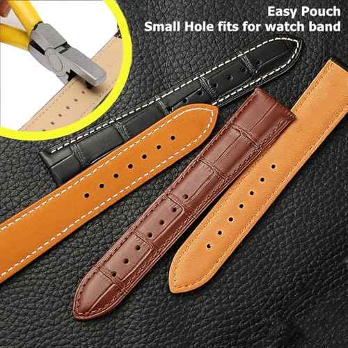 Hole Puncher for Shoe Strap Watch Band Thin Leather Hole Punch Tool Pliers 2mm Small Round Holes Punch Kits for Crafting,DIY,Fabric