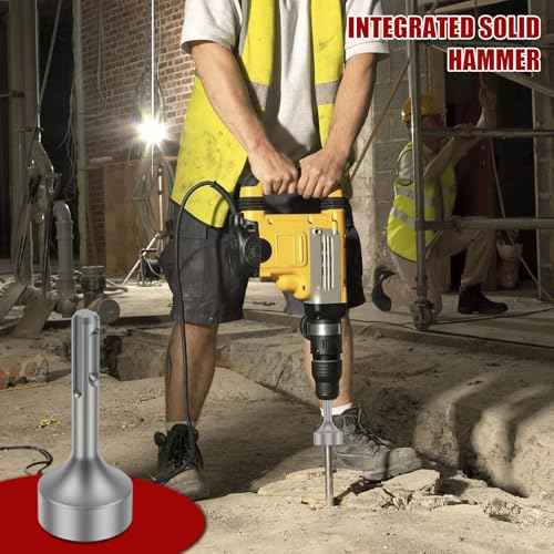 3PCS SDS Plus Ground Rod Driver Professional SDS Plus Ground Rod Bits Driver Socket One Piece Design for Commercial Industrial