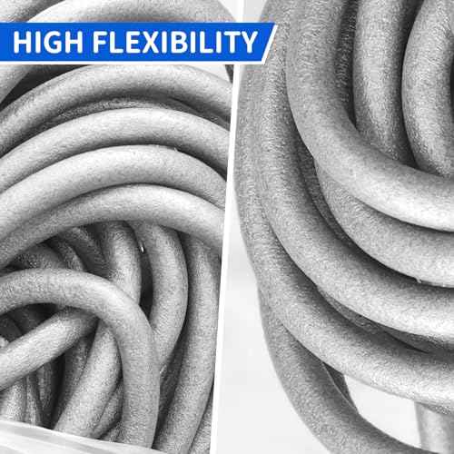 Foam Backer Rod for Gaps Concrete Crack Filler Joints Foam Gap Fillers Caulk Saver Backing Rod Concrete Filler Rope Joint Filler (1/4 Inch X 33 Feet)