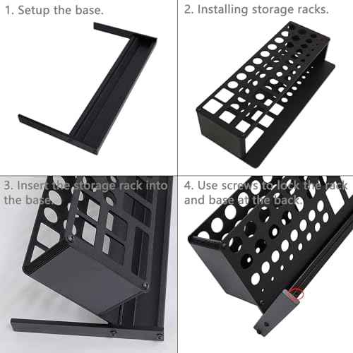 Aluminium Alloy Screwdriver Storage Rack for Desktop Screwdriver Organize RC Tool Kit Organizers Tool Holder