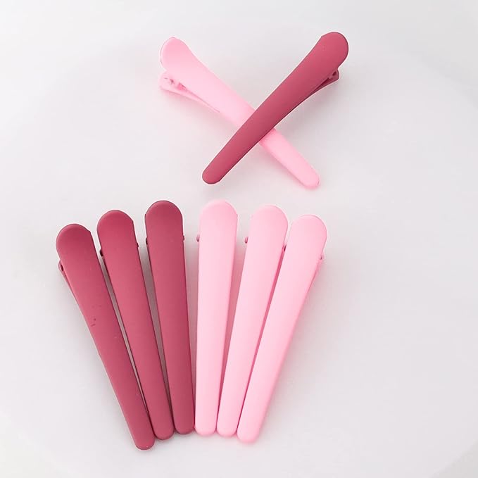 YISSION 12 PCS Hair Clips for Styling Sectioning, 3.1 Inch Matte No Crease Duck Billed Alligator Hair Clips, Hair Barrettes for Women Girls