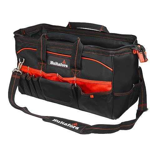 Hultafors Work Gear HT5544 Tradesman's Tool Bag, 40 Pockets, Heavy Duty Ballistic Polyester Tool Carrier, Neoprene Carrying Handles, Adjustable Slip-Resistant Shoulder Straps