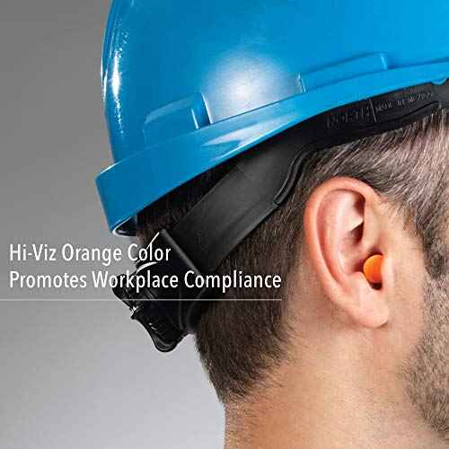Howard Leight by Honeywell FirmFit Disposable Foam Earplugs, Polybag, 200-Pairs (FF-1) , Orange