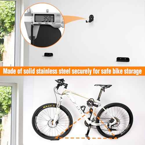 Eapele Bike Pedal Hanger Bicycle Wall Mount Horizontal Hanger, Heavy-duty 10GA Steel Plates Made, Support to 150lb, Compatible with Platform Pedal, Clipless Pedal, and Hybrid Pedal£¨3pcs£©