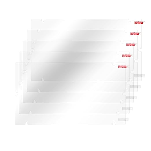 5pcs Screen Protector for M7 Pro,Protective Film for Anycubic Photon Mono M7 Pro / M7 10.1 Inches LCD Resin 3D Printers - Thickness 0.1mm
