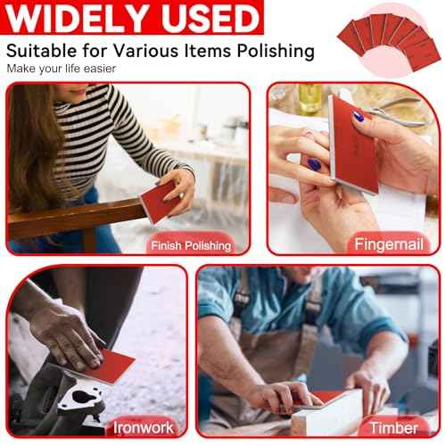 21 Pcs Sanding Block Grit Pads 180-2000 Assortment Kit, Sunoyar Sandpaper Soft Foam Pads Dry Wet, Fine Grit Sanding Sponge for Wood Furniture Drywall Plastic Metal Paint