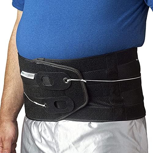 ASPEN Medical Products Quikdraw PRO Back Brace with Pulley System Lower-Back and Lumbar Pain Relief for Men and Women, Breathable Lumbar Brace, Small