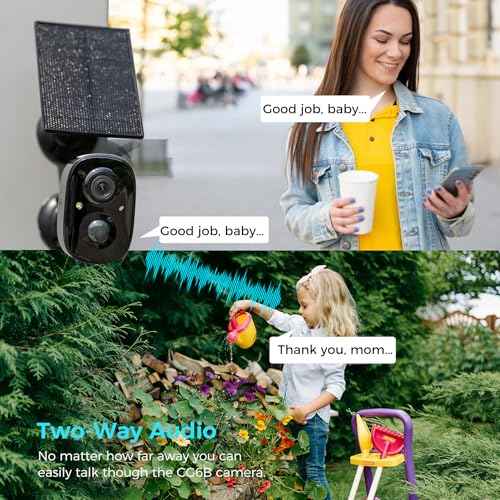 Vicohome 2G6B Best 2K Solar Security Camera Wireless Outdoor System, No NVR Needed, Battery Powered, Easy to Setup, Motion Detection,Two Way Audio,Color Night Vision, SD Slot, 180 Days Exchange Policy