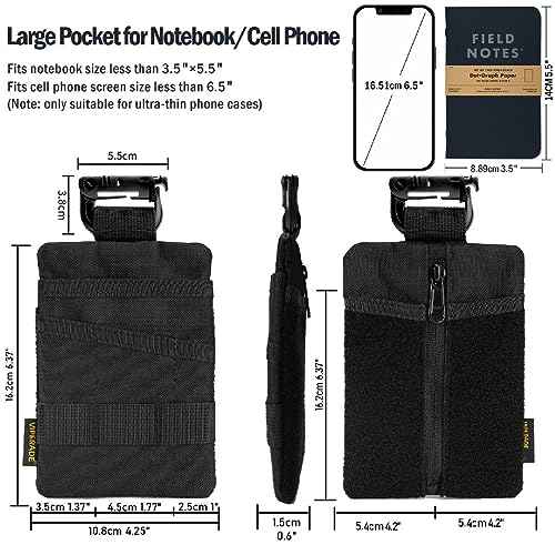 VIPERADE VE23/24/25 EDC Organizer, DIY Patch Pocket Organizer for Men, Multitool Pouch for EDC Gears
