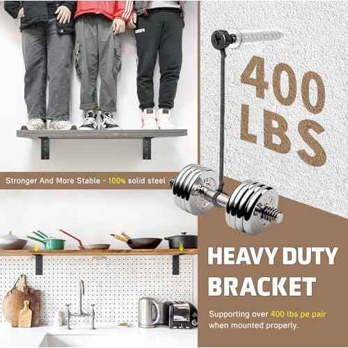 Countertop Support Bracket 16 Inch 3 Pack Countertop Bracket for Granite 3/8" Thick 16"x6"x2.5" Heavy Duty L Brackets Shelf Brackets Metal Corbels for Quartz/Granite/Wood/Concret/ Laminate Countertops