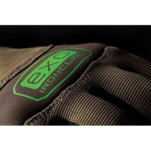 Ironclad EXO2-PGG-04-L Project Grip Gloves, Large, Brown & Green