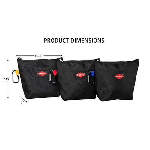 KNIPEX Tools 9K 00 80 178 US Stand-Up Tool Bag - 3-Pack, Empty
