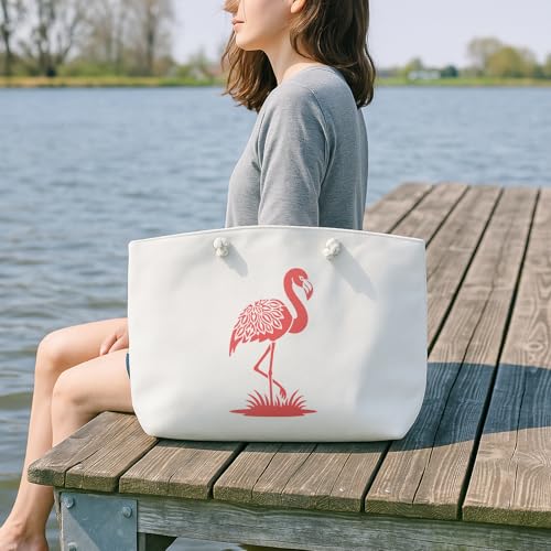 6Pcs Flamingo Stencil PET Painting Templates Drawing Inlay Border Stencils for Furniture Reusable DIY Craft for Wall Wood Fabric Canvas Paper Home Decor 11.7inch