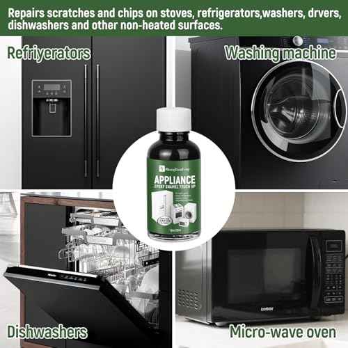 Black Touch Up Paint forElectrical appliancesl, metal, wood, floor, appliance maintenance, refrigerator, dishwasher, dryer, washing machine, microwave oven and other household appliances high-gloss paint repaint. 1.5 Fl Oz