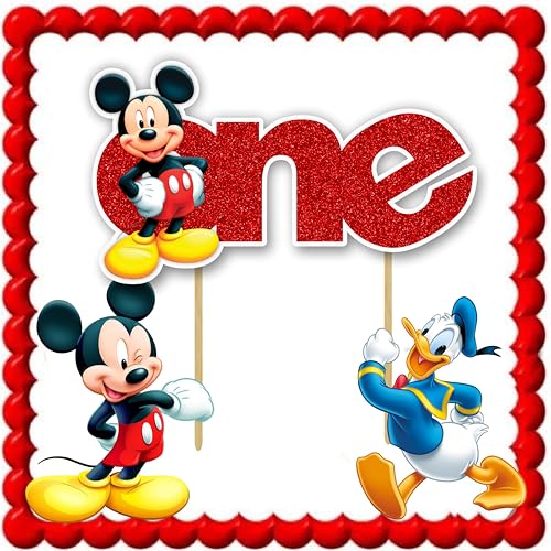 Seyal¢ç Micky Mouse One Cake Topper