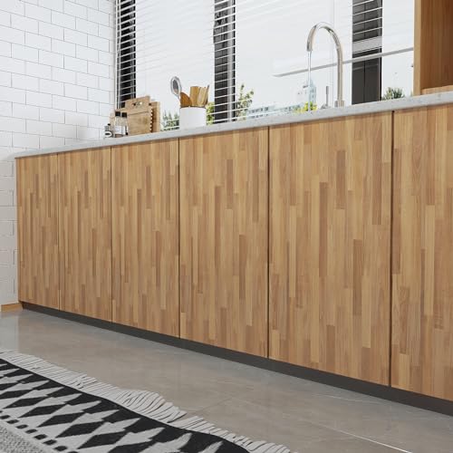 VaryPaper 15.7''x78.7'' Butcher Block Contact Paper for Countertops Waterproof Wood Peel and Stick Wallpaper Removable Self Adhesive Wood Grain Contact Paper for Cabinets Table Desk Bedroom Walls